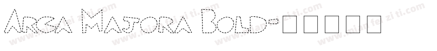 Arca Majora Bold字体转换